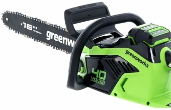 Цепная пила Greenworks GD40CS18 аккум. 1800Вт 2.4л.с. дл.шины:16" (40cm) 1аккум. 8Ач ЗУ (2005807UH) - купить недорого с доставкой в интернет-магазине