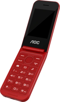 Мобильный телефон AOC 285 A красный раскладной 2.8" - купить недорого с доставкой в интернет-магазине