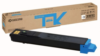 Картридж лазерный Kyocera TK-8115C 1T02P3CNL0 голубой (6000стр.) для Kyocera M8124cidn/M8130cidn - купить недорого с доставкой в интернет-магазине