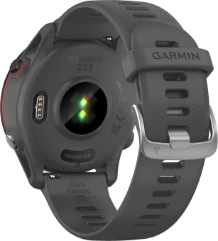 Смарт-часы Garmin Forerunner 255 33мм 1.3" корп.черный рем.темно-серый (010-02641-10) - купить недорого с доставкой в интернет-магазине