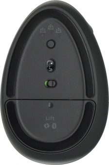Мышь Logitech Lift графитовый оптическая 4000dpi silent беспров. BT/Radio USB для ноутбука 5but (910-006485) - купить недорого с доставкой в интернет-магазине