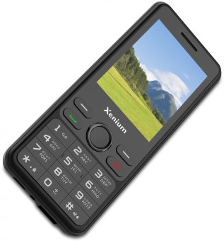 Мобильный телефон Xenium X280 черный моноблок 2Sim 2.8" 240x320 Nucleus 0.3Mpix GSM900/1800 MP3 FM microSD max32Gb - купить недорого с доставкой в интернет-магазине