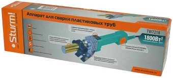 Сварочный аппарат для пластиковых труб Sturm! TW7218 1800кВт Тмакс.:300 4насад. (кейс в компл.) - купить недорого с доставкой в интернет-магазине