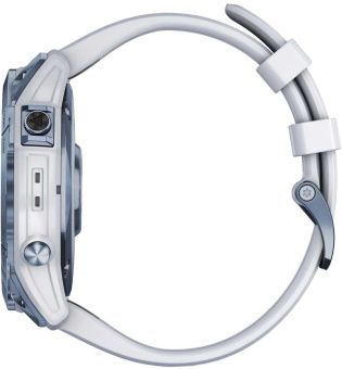 Смарт-часы Garmin Fenix 7X 1.4" корп.синий рем.белый (010-02541-15) - купить недорого с доставкой в интернет-магазине