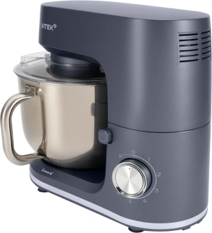 Миксер планетарный Vitek Элегия VT-PM0660 2000Вт антрацитовый - купить недорого с доставкой в интернет-магазине