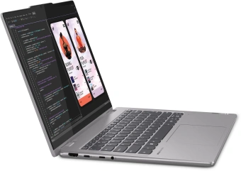 Ноутбук Lenovo Yoga 7 14AHP9 Ryzen 5 8640HS 16Gb SSD1Tb AMD Radeon 760M 14" IPS Touch WUXGA (1920x1200) Windows 11 Home dk.grey WiFi BT Cam Bag (83DK006SRK) - купить недорого с доставкой в интернет-магазине