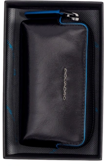 Ключница Piquadro Blue Square PC4216B2/N черный натур.кожа - купить недорого с доставкой в интернет-магазине