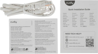 Роутер беспроводной Cudy WR3000H AX3000 100/1000/2500BASE-T белый - купить недорого с доставкой в интернет-магазине