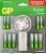 Батарея GP Super 15A/24A/FANWETA21-2CRSBC24 AA/AAA (промо:Вентилятор в подарок) (24шт) блистер