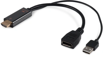 Переходник Buro HDMI (m)/DisplayPort (f) белый (BU-HDMI(M)-DP(F)) - купить недорого с доставкой в интернет-магазине