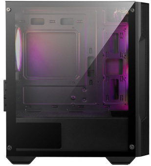 Корпус MSI MAG Forge M100A черный без БП mATX 2x120mm 2xUSB2.0 1xUSB3.0 audio bott PSU - купить недорого с доставкой в интернет-магазине