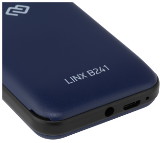 Мобильный телефон Digma LINX B241 32Mb темно-синий моноблок 2Sim 2.44" 240x320 0.08Mpix GSM900/1800 FM microSD max16Gb - купить недорого с доставкой в интернет-магазине
