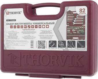 Набор инструментов Thorvik UTS0082 82 предмета (жесткий кейс) - купить недорого с доставкой в интернет-магазине