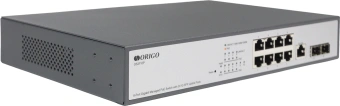 Коммутатор Origo OS3110P OS3110P/135W/A1A (L2) 8x1Гбит/с 2xКомбо(1000BASE-T/SFP) 2SFP 8PoE 8PoE+ 135W управляемый - купить недорого с доставкой в интернет-магазине