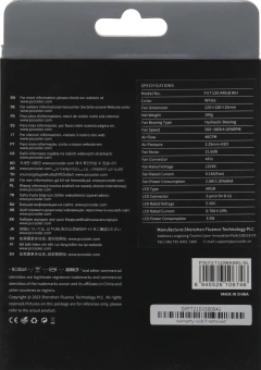 Вентилятор для корпуса PcCooler F3 T120 ARGB 120х120x25 белый 4-pin 21.6дБ (F3-T120WHAM1-GL) Ret - купить недорого с доставкой в интернет-магазине