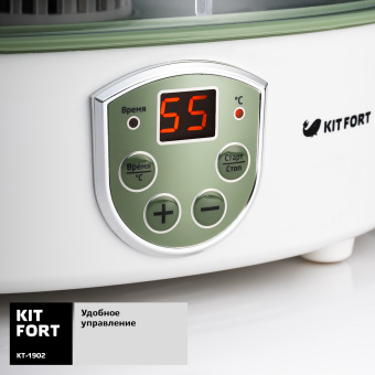 Сушка для фруктов и овощей Kitfort KT-1902 5под. 250Вт белый - купить недорого с доставкой в интернет-магазине