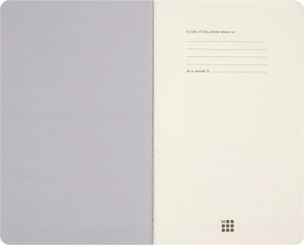 Блокнот Moleskine CAHIER NASA-INSPIRED SKCAHLP7063S2 Large 130х210мм 120стр. нелинованный мягкая обложка серебристый/черный Moon (2шт) - купить недорого с доставкой в интернет-магазине