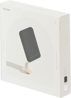 Мобильный аккумулятор Solove W12 5000mAh QC3.0/PD3.0 20W 3A USB-C беспров.зар. черный (W12 BLACK RUS) - купить недорого с доставкой в интернет-магазине