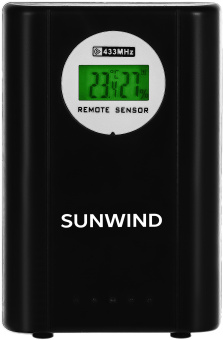 Погодная станция SunWind SW-WSH160-COLOR черный - купить недорого с доставкой в интернет-магазине
