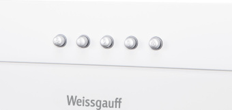 Вытяжка каминная Weissgauff SIGMA 50 PB WH белый управление: кнопочное (1 мотор) - купить недорого с доставкой в интернет-магазине