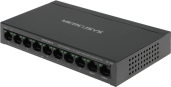 Коммутатор Mercusys MS110CP (L2) 8x100Мбит/с 2x1Гбит/с 8PoE+ 65W неуправляемый - купить недорого с доставкой в интернет-магазине