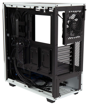 Корпус Hiper PW81 белый без БП ATX 4x120mm 2xUSB2.0 2xUSB3.0 audio bott PSU - купить недорого с доставкой в интернет-магазине