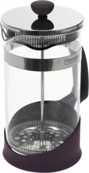 Френч-пресс Rondell Akzent RDS-938 1л фиолетовый - купить недорого с доставкой в интернет-магазине