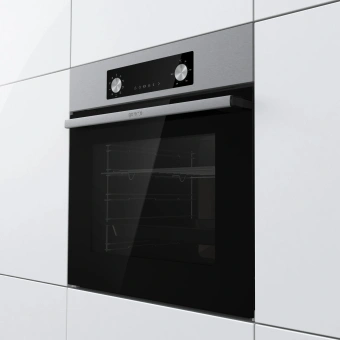 Духовой шкаф Электрический Gorenje BO6737E02NX черный - купить недорого с доставкой в интернет-магазине