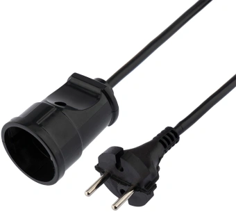 Удлинитель силовой PROconnect ПВС (11-7103) 2x0.75кв.мм 1розет. 30м ПВС 6A пласт.рамка черный - купить недорого с доставкой в интернет-магазине