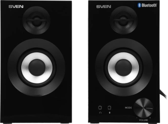 Колонки Sven SPS-621 2.0 черный 28Вт BT - купить недорого с доставкой в интернет-магазине