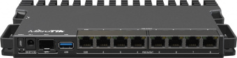Маршрутизатор MikroTik RB5009UPr+S+IN 10/100/1000 компл.:устройство/крепления/адаптер черный - купить недорого с доставкой в интернет-магазине