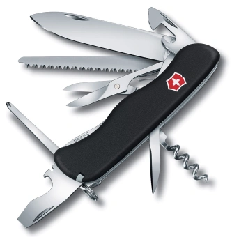 Нож перочинный Victorinox Outrider (0.8513.3) 111мм 14функц. черный карт.коробка - купить недорого с доставкой в интернет-магазине