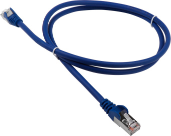 Патч-корд Lanmaster LAN-PC45/S5E-15-BL FTP RJ-45 вил.-вилка RJ-45 кат.5E 15м синий LSZH (уп.:1шт) - купить недорого с доставкой в интернет-магазине