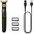 Бритва сетчатая Philips OneBlade QP2724/10 реж.эл.:1 питан.:аккум. черный/зеленый