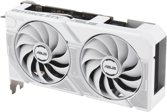 Видеокарта Asus PCI-E 5.0 DUAL-RTX5060-O8G-WHITE NVIDIA GeForce RTX 5060 8Gb 128bit GDDR7 2535/28000 HDMIx1 DPx3 HDCP Ret - купить недорого с доставкой в интернет-магазине