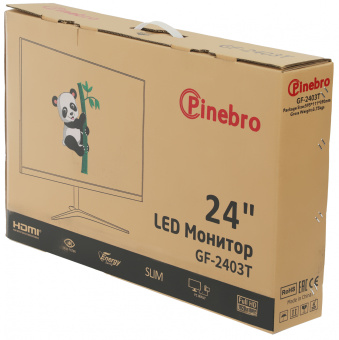 Монитор Pinebro 23.8" GF-2403T черный IPS LED 5ms 16:9 HDMI матовая 250cd 178гр/178гр 1920x1080 165Hz DP FHD USB 2.45кг - купить недорого с доставкой в интернет-магазине