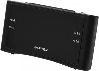 Радиобудильник Harper HCLK-1006 черный LED подсв:зеленая часы:цифровые AM/FM - купить недорого с доставкой в интернет-магазине