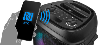 Колонка порт. Sven PS-800 черный 100W 2.0 BT 10м 4400mAh (SV-021511) - купить недорого с доставкой в интернет-магазине