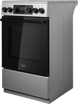 Плита Электрическая Midea MFO-D4E20T9E(SL) серый/черный стеклокерамика (без крышки) - купить недорого с доставкой в интернет-магазине