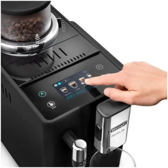 Кофемашина Delonghi Rivelia EXAM440.35. B 1450Вт черный - купить недорого с доставкой в интернет-магазине