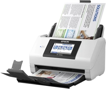 Сканер протяжный Epson WorkForce DS-790WN (B11B265401) A4 белый - купить недорого с доставкой в интернет-магазине