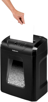 Шредер Fellowes PowerShred 12C (секр.P-4) фрагменты 12лист. 18лтр. скобы пл.карты - купить недорого с доставкой в интернет-магазине