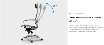 Кресло Метта Samurai SL-1 черный сиденье черный сетка с подголов. крестов. металл хром - купить недорого с доставкой в интернет-магазине