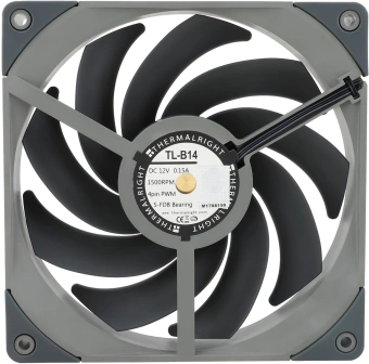 Вентилятор для корпуса Thermalright TL-B14 140х140x25 черный 4-pin 27.6дБ Ret - купить недорого с доставкой в интернет-магазине
