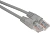 Патч-корд Buro UTP-5E-2M-G-LSZH UTP cat.5E 2м серый RJ-45 (m)-RJ-45 (m)