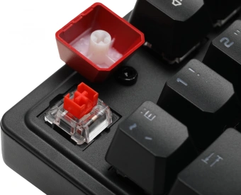 Клавиатура A4Tech S510R механическая черный USB for gamer LED (S510R USB FIRE BLACK/BLMS RED) кабель 1.8м - купить недорого с доставкой в интернет-магазине