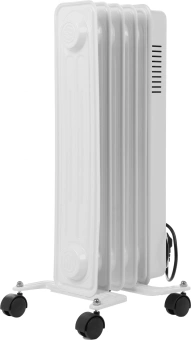 Радиатор масляный Ballu Comfort BOH/CM-05WDN 1000Вт белый/черный - купить недорого с доставкой в интернет-магазине