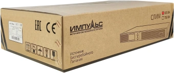 Источник бесперебойного питания Импульс Слим 500 300Вт 500ВА черный - купить недорого с доставкой в интернет-магазине