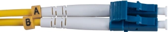 Патч-корд Cabeus FOP(D)-9-LC-FC-5M 2x9/125 OS2 LC дуплекс-FC дуплекс 5м LSZH желтый - купить недорого с доставкой в интернет-магазине