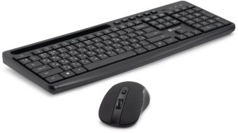 Клавиатура + мышь Оклик S275W клав:черный мышь:черный USB беспроводная slim Multimedia (1993113) - купить недорого с доставкой в интернет-магазине